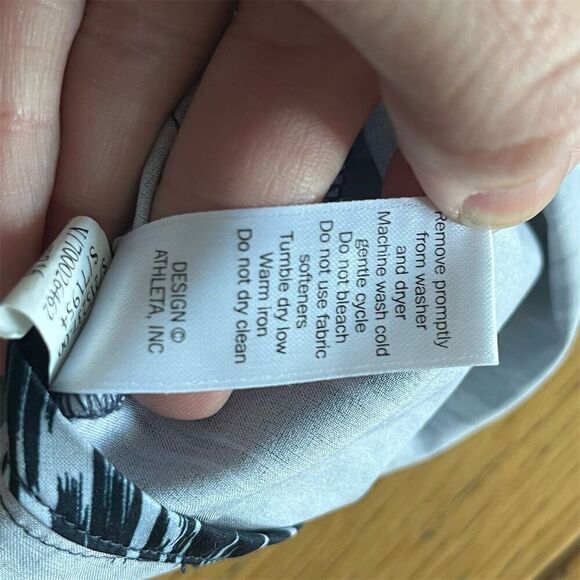 Athleta Women's 2XS Blue Ikat Skort Golf Tennis Elastic Waistband - Picture 7 of 8